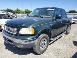 Salvage cars for sale from Copart Sacramento, CA: 2001 Ford F150 Supercrew