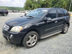 Mercedes-Benz ML 500 salvage cars for sale: 2007 Mercedes-Benz ML 500