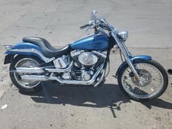 Salvage motorcycles for sale at Littleton, CO auction: 2005 Harley-Davidson Fxstdi