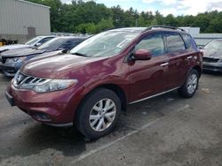 Salvage cars for sale at Exeter, RI auction: 2012 Nissan Murano S