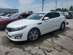 Salvage cars for sale at Chicago Heights, IL auction: 2015 KIA Optima LX