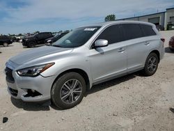 Salvage cars for sale at Kansas City, KS auction: 2017 Infiniti QX60