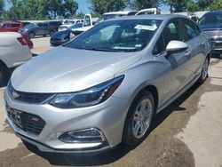 Salvage cars for sale at Bridgeton, MO auction: 2017 Chevrolet Cruze LT