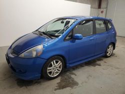 Honda fit salvage cars for sale: 2007 Honda FIT S