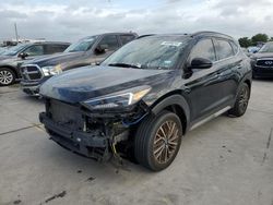 Salvage cars for sale at Grand Prairie, TX auction: 2021 Hyundai Tucson Limited