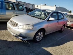 Salvage cars for sale at Vallejo, CA auction: 2004 Toyota Corolla CE
