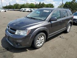 Salvage cars for sale at Denver, CO auction: 2015 Dodge Journey SXT