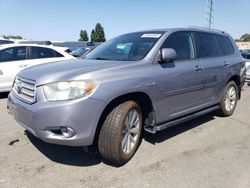 Toyota Highlander Hybrid Limited salvage cars for sale: 2009 Toyota Highlander Hybrid Limited