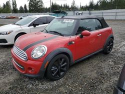 Salvage cars for sale from Copart Graham, WA: 2015 Mini Cooper