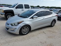 Salvage cars for sale at San Antonio, TX auction: 2016 Hyundai Elantra SE