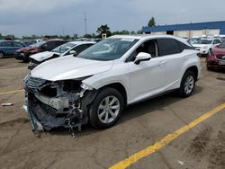 Salvage cars for sale at Woodhaven, MI auction: 2017 Lexus RX 350 Base