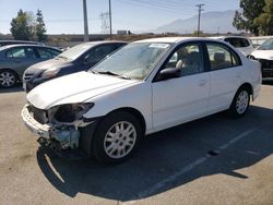 Honda Civic salvage cars for sale: 2005 Honda Civic LX