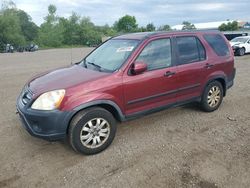 Salvage cars for sale from Copart Columbia Station, OH: 2006 Honda CR-V EX