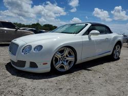 Flood-damaged cars for sale at auction: 2013 Bentley Continental GTC