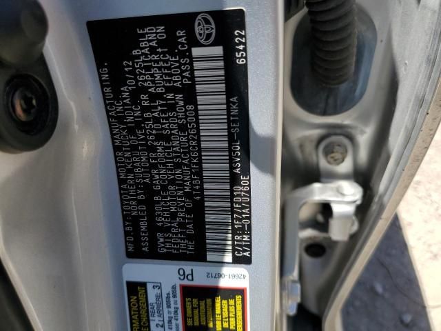 2012 Toyota Camry Base