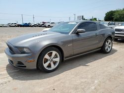 Salvage cars for sale at Oklahoma City, OK auction: 2013 Ford Mustang GT