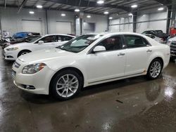 Carros salvage a la venta en subasta: 2011 Chevrolet Malibu LTZ