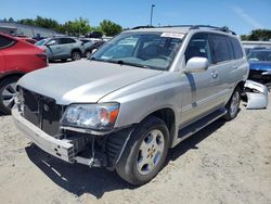 Salvage cars for sale at Sacramento, CA auction: 2006 Toyota Highlander Limited