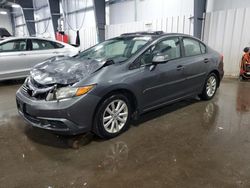 Salvage cars for sale at Ham Lake, MN auction: 2012 Honda Civic EX