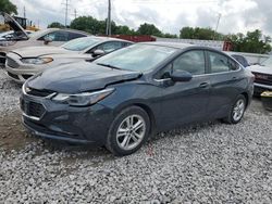 Salvage cars for sale from Copart Columbus, OH: 2018 Chevrolet Cruze LT