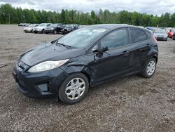 Salvage cars for sale at Cookstown, ON auction: 2013 Ford Fiesta SE