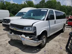 Salvage cars for sale from Copart Savannah, GA: 2015 Chevrolet Express G3500 LT
