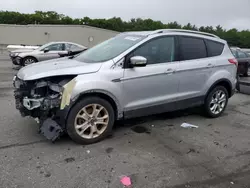 Salvage cars for sale at Exeter, RI auction: 2014 Ford Escape Titanium