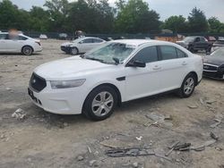 Salvage cars for sale at Madisonville, TN auction: 2014 Ford Taurus Police Interceptor