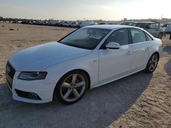 Salvage cars for sale at Houston, TX auction: 2012 Audi A4 Premium Plus