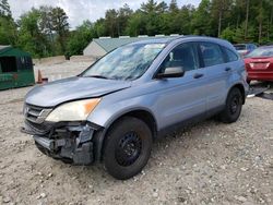 Salvage cars for sale at West Warren, MA auction: 2011 Honda CR-V LX