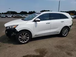 Salvage cars for sale at East Granby, CT auction: 2016 KIA Sorento SX