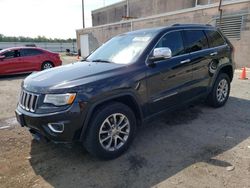 Salvage cars for sale at Fredericksburg, VA auction: 2015 Jeep Grand Cherokee Limited