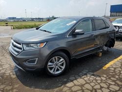 Salvage cars for sale at Woodhaven, MI auction: 2015 Ford Edge SEL