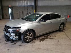 Chevrolet salvage cars for sale: 2017 Chevrolet Malibu LS