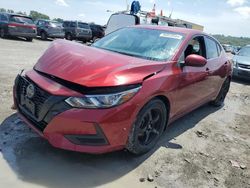 Nissan salvage cars for sale: 2021 Nissan Sentra SV