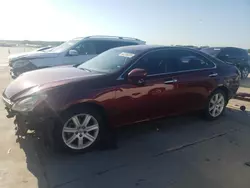 Salvage cars for sale at Grand Prairie, TX auction: 2008 Lexus ES 350