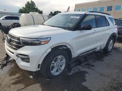 Salvage cars for sale at Littleton, CO auction: 2020 Ford Explorer XLT