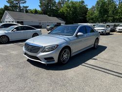 Salvage cars for sale at North Billerica, MA auction: 2014 Mercedes-Benz S 550
