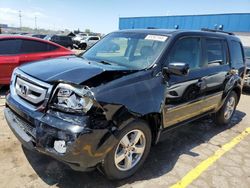 Salvage cars for sale at Woodhaven, MI auction: 2011 Honda Pilot EXL