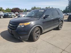 Salvage cars for sale at Woodburn, OR auction: 2013 Ford Explorer Sport