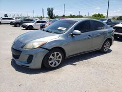 Salvage cars for sale from Copart Miami, FL: 2013 Mazda 3 I