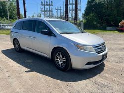 Salvage cars for sale from Copart North Billerica, MA: 2011 Honda Odyssey EXL