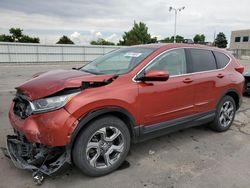 Honda cr-v ex salvage cars for sale: 2017 Honda CR-V EX