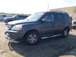 Salvage cars for sale at Fredericksburg, VA auction: 2004 Honda Pilot EXL