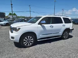 Salvage cars for sale at Hillsborough, NJ auction: 2018 Toyota Sequoia Limited