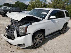 Salvage cars for sale at Houston, TX auction: 2018 GMC Yukon SLT