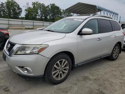Salvage cars for sale at Spartanburg, SC auction: 2015 Nissan Pathfinder S