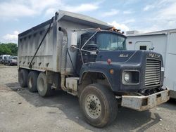 Salvage trucks for sale at Ellwood City, PA auction: 1988 Mack 600 DM600