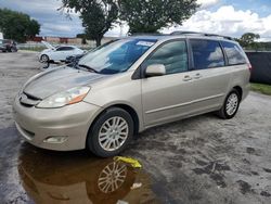 Salvage cars for sale at Orlando, FL auction: 2008 Toyota Sienna XLE