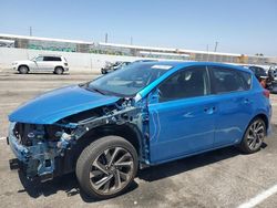 Salvage cars for sale at Van Nuys, CA auction: 2017 Toyota Corolla IM